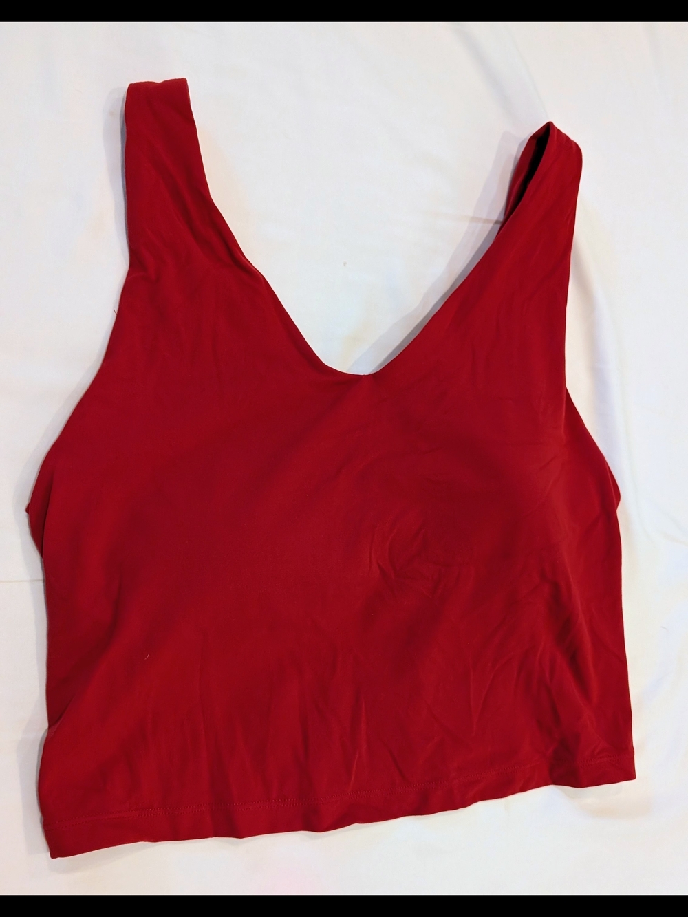 Athleta Transcend V Neck Crop Bra